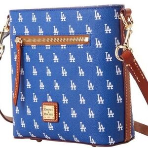 Los Angeles Dodgers Dooney & Bourke Signature Small Zip Crossbody